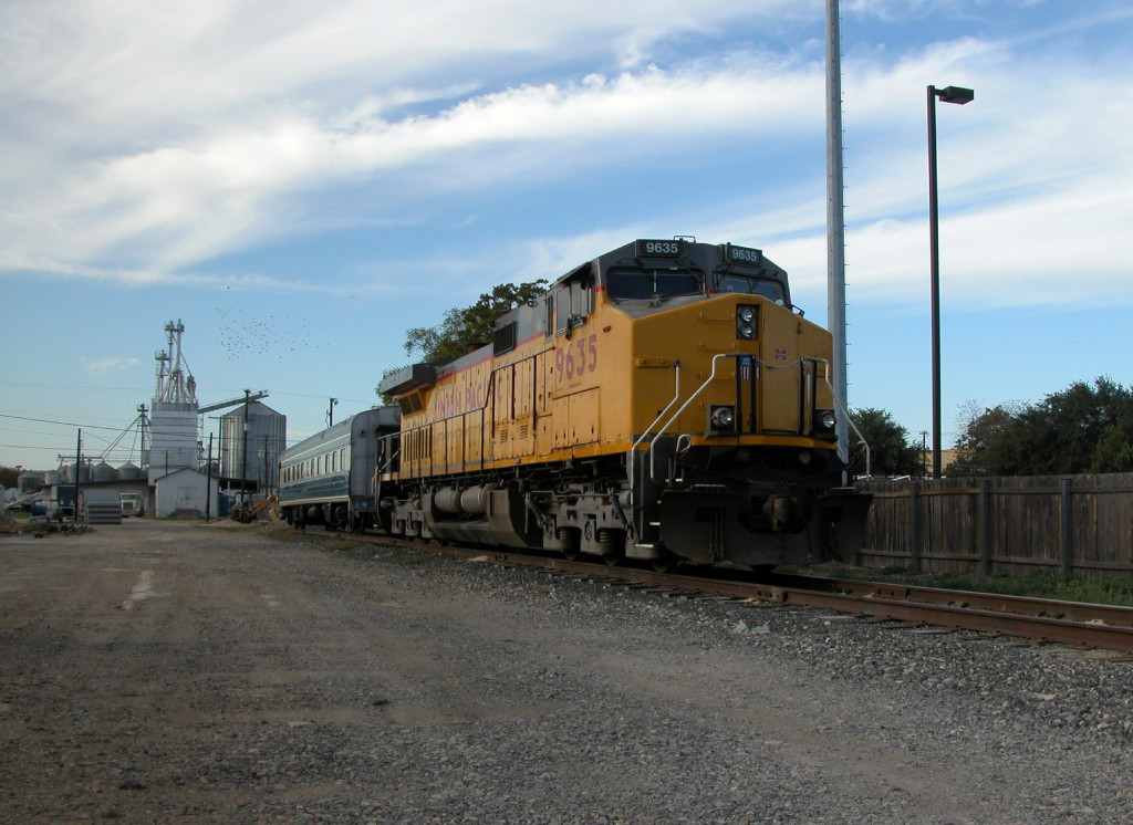 UP 9635  24Nov2011  In the yard  